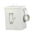 thumbnail image 1 of Bunblic Pet Food Storage Container Rice Bin Dry Food Container for Kitchen Dorm Home A A, 1 of 8