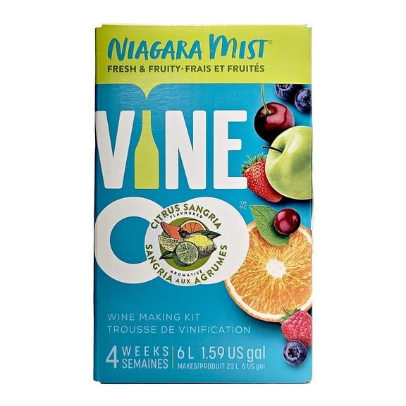 VineCo Niagara Mist Citrus Sangria Wine Ingredient Kit