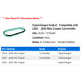 thumbnail image 2 of Supercharger Gasket - Compatible with 2002 - 2008 Mini Cooper Convertible 2003 2004 2005 2006 2007, 2 of 2