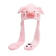 thumbnail image 4 of Kids Girls Boys Animal Hat With Plush Moving Ears Jumping Beating Hat Dress Up Birthday Gift Comfortable Lightweight, 4 of 4