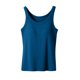 thumbnail image 2 of TaTaai Plus size women's ribbed tank top, built-in wireless cups, solid color, casual style, soft stretchy fabric, pullover design, ideal for loungewear & layering Gift, 2 of 7