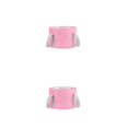 thumbnail image 2 of Minnieouse Bolsa portátil para remojo de pies, Camping, senderismo, viajes, plegable, impermeable, Cubo de baño para pies, cuidado de la salud, Rosado Pequeña 2piezas, 2 of 6