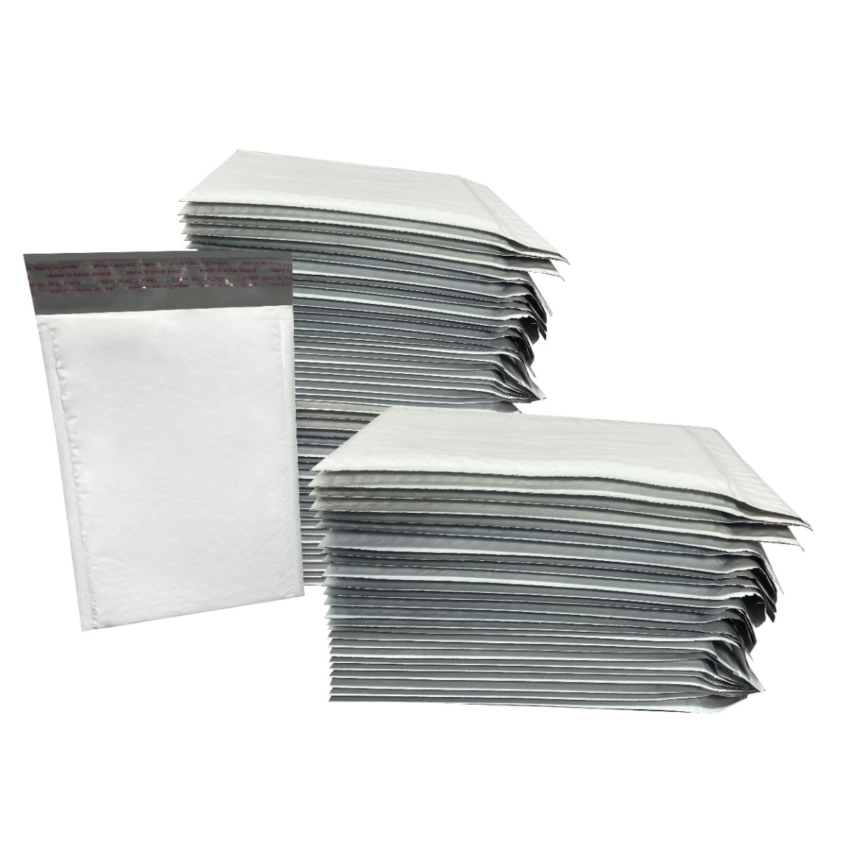 50 8x11.5 Clear Self-Sealing Bubble Out Bag Pouches from The Boxery 