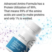 Advanced Amino Formula - Essential Amino Acid Supplement, 150 Tablets, 8 Essential Amino Acids, Post-Workout Recovery, Muscle Support, Energy & Stamina, Vegan, Gluten-Free, GMO-Free