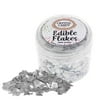 Edible Flakes Silver Moon, 6 Grams by Crystal Candy