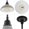 thumbnail image 5 of JONATHAN Y Jasper 12.25" 1-Light Farmhouse Industrial Indoor/Outdoor Iron LED Pendant, Gray, 5 of 6