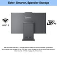 thumbnail image 4 of Lenovo IdeaCentre All-in-One, 27" FHD Touchscreen 100Hz, Intel Core i5-13420H, 16GB DDR5 RAM, 512GB SSD, HDMI, Wireless KB & Mouse, Wi-Fi 6, Windows 11 Home, 4 of 6