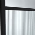 thumbnail image 4 of Vinnova Tafalla Glass & Aluminum Panel with Framed Fixed in Clear/Matte Black, 4 of 5