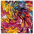thumbnail image 2 of Safavieh Fiesta Stamen Abstract Shag Area Rug, Multi, 6'7" x 6'7" Square, 2 of 6