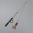 thumbnail image 2 of Apeya Cat Fishing Pole Toy Interactive Cat Wand Flexible Telescopic Rod With Lifelike Fish Design For Indoor Cats Teaser Toy And Play Activity Fun, 2 of 6