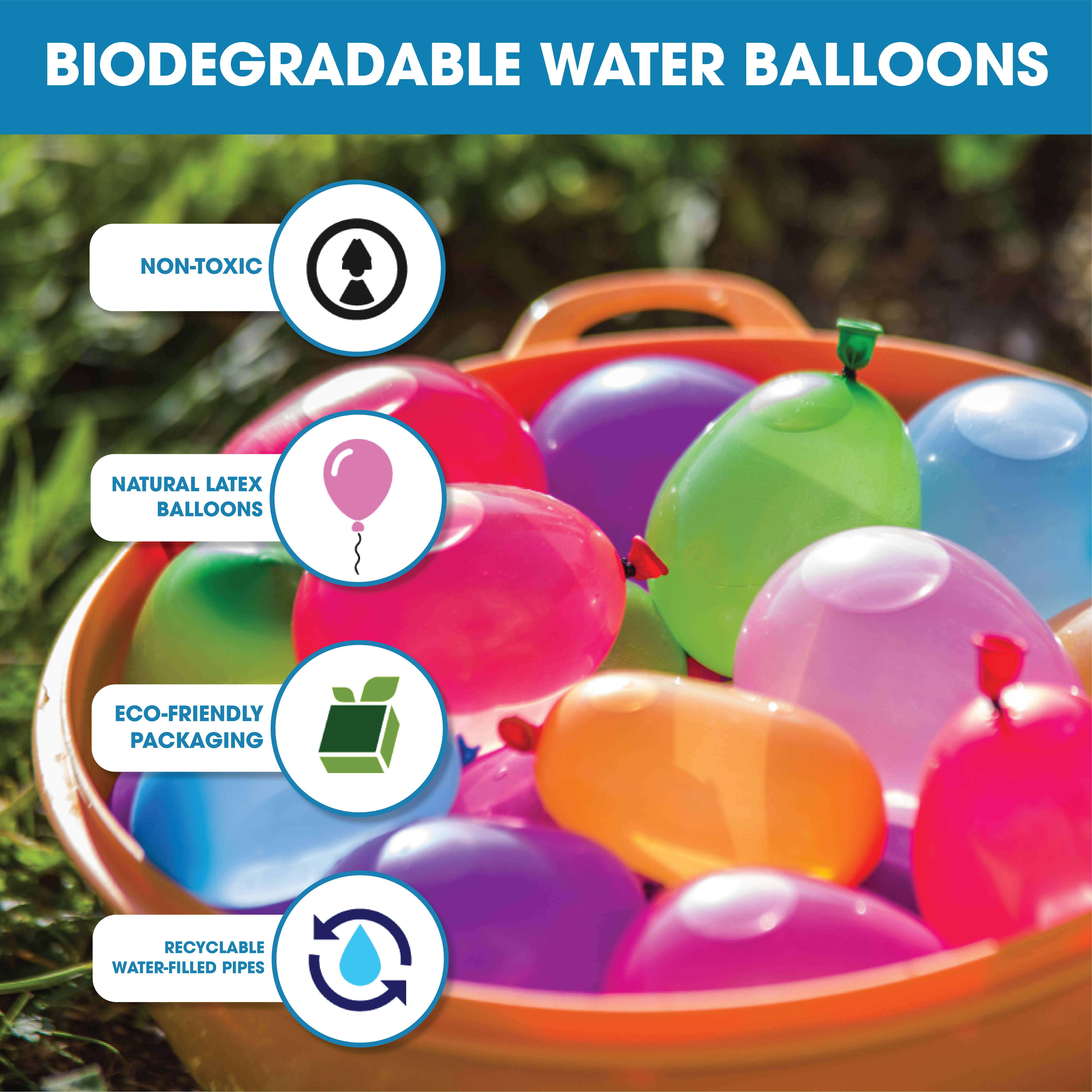 555 PCS Water Balloons Water Balloons Self Sealing Water