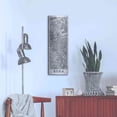 thumbnail image 4 of Luxe Metal Art 'Roma Map Panel on Wood' by Wild Apple Portfolio, Metal Wall Art, 12"x36", 4 of 9