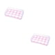 thumbnail image 3 of Billuyoard Caja de almacenamiento de huevos de 15 rejillas con tapa Cajas de mantenimiento fresco Caja organizadora Soporte de huevos de plástico Rosa 2piezas, 3 of 6