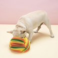 thumbnail image 3 of SHAR Pet Sniff Ball - Yellow Orange Green Felt Fabric, 20cm, 3 of 3
