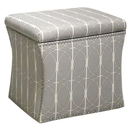 Skyline Furniture Nail On Storage Ottoman Menton Linen Skyline Furniture Nail On Storage Ottoman Menton Linen
