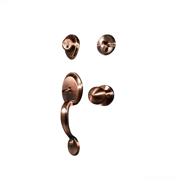 Constructor COMFORT Entry Door Lock Lever Handle Set with Deadbolt