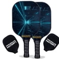 thumbnail image 1 of Pickleball Factory PB00010-5-G 2022 Optical Fiber Best Pickleball Paddles Set, Glassfiber Graphite, 1 of 1