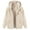 Beige, variant on Autumn/winter Lamb Coat Plus Thick Hooded Cardigan Plus Size Coat