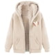 thumbnail image 1 of WILLBEST Sudaderas En Pareja Autumn/Winter Lamb Coat Plus Thick Hooded Cardigan Plus Size Coat XXGrande, 1 of 2