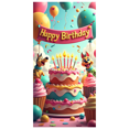 thumbnail image 5 of Happy Birthday Banner with Balloons and Stars Background Party Decoration for Birthday Party Photography Props Celebration Decor Backdrop, 5 of 8