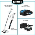 thumbnail image 1 of HART 20-Volt 10-inch String Trimmer/Bazooka Leaf Blower Combo Kit, (1) 2.0Ah Lithium-Ion Battery, 1 of 9