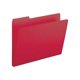 Smead Manufacturing Company SMD21538 Folder-.33 AST Tab Cut- 9-12-in.H- Letter- Rouge – image 3 sur 5