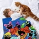 thumbnail image 2 of Smiling Critters - Critters Sonrientes anti-pilling, suave, ligera, esponjosa y acogedora de lujo para hogar y cocina – Perfecta para niños y adultos,130X150cm, 2 of 6