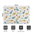 thumbnail image 5 of White Cartoon Dinosaurs Birthday Pattern Door Rugs,Washable Non Slip Door Mats Indoor,Decorative Door Mats,Entry Mat Indoor for Entrance,Bedroom,Kitchen,Bathroom,16"x24", 5 of 6