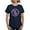 Navy, variant on CafePress - Stop Domestic Violence Ribbon Women's Dark T Shirt - Women's Traditional Fit Dark T-Shirt