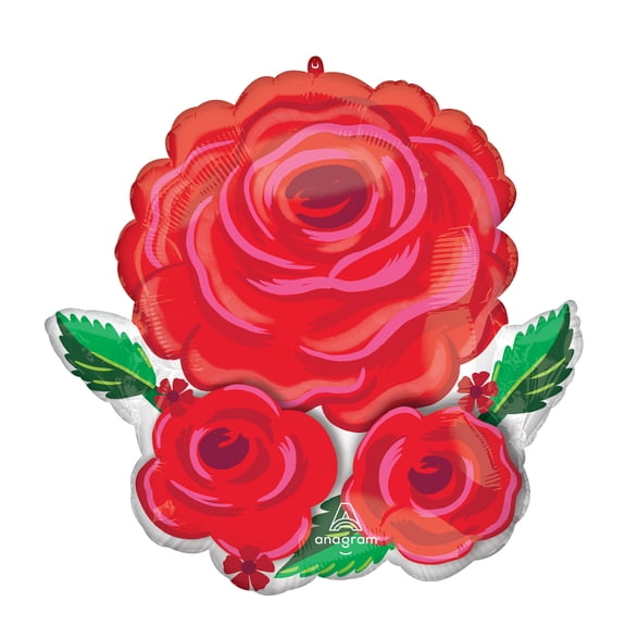 Rose radiance Valentine balloon
