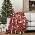 thumbnail image 3 of Christmas Blankets Soft Prints Fleece Throw Blanket for Winter Bedding Home Living Room Sofa Couch and Gift Throw Blanket Farmhouse Holiday Decor, 3 of 6
