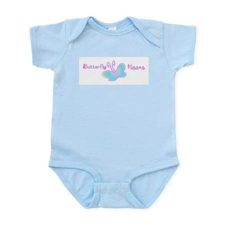 

CafePress - Butterfly Kisses Infant Bodysuit - Baby Light Bodysuit Size Newborn - 24 Months