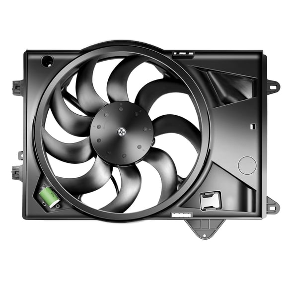 SCITOO Radiator A/C Condenser Cooling Fan Compatible with 2012 2013 2014 2015 2016 2017 for Chevrolet for Sonic 1.8L