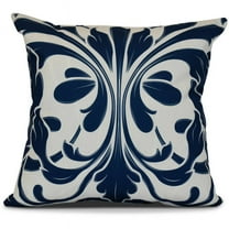 Simply Daisy, British Colonial, Geometric Print Outdoor Pillow