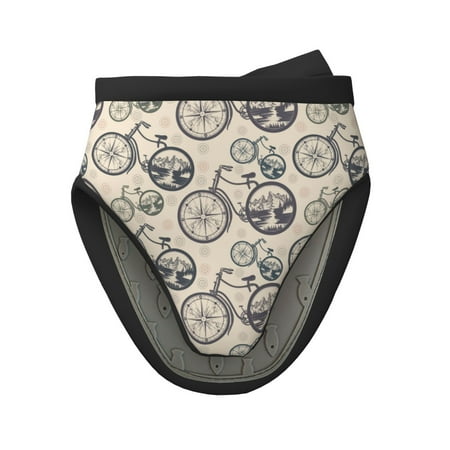 

Qekee Compass And Mountains In Bicycle Wheels Print Non-Slip Mini Oven Mitt Silicone Oven Mitts Heat Resistant Kitchen Mittens Pinch Mitts Cooking Mitts