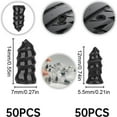 thumbnail image 3 of 100 PCS Tire Repair Rubber Nails, Screw in Tire Repair Plugs, Tire Repair Screws, Self-Service Tire Plugs Screw Type, Tire Repair First Aid Kit for Car, Motorcycle, Truck (50S+50L), 3 of 4