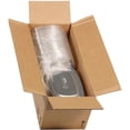 thumbnail image 3 of Pactiv Classic Carry-Out Container with PET Dome Lid, 46 oz, 9.8 x 7.8 x 1.3, Silver, 50/Carton, 3 of 5