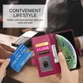 thumbnail image 7 of Designed for iPhone XS Max Wallet Case, with Card Slots Strong Magnetic Closure PU Leather Flip Fold Shockproof Kickstand Durable Purse Flip Case for iPhone XS Max - Winered, 7 of 7