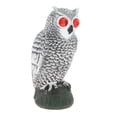 thumbnail image 1 of Señuelo de búho Sunnimix estatua de señuelo de búho plástico para asustar a los pájaros, 1 of 8