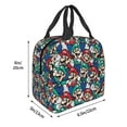 thumbnail image 3 of Saiise Mario Print Lunch Box for Men Women Adults Lunch Bag for Office Work Picnic - Reusable Portable Lunchbox, 3 of 8