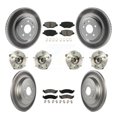 thumbnail image 1 of Transit Auto Front Rear Hub Bearings Assembly Coated Disc Brake Rotors and Semi-Metallic Pads Kit (10Pc) for Car 2010-2012 Ford Taurus SHO - Left Right Side (Driver Passenger) KBB-112289, 1 of 11