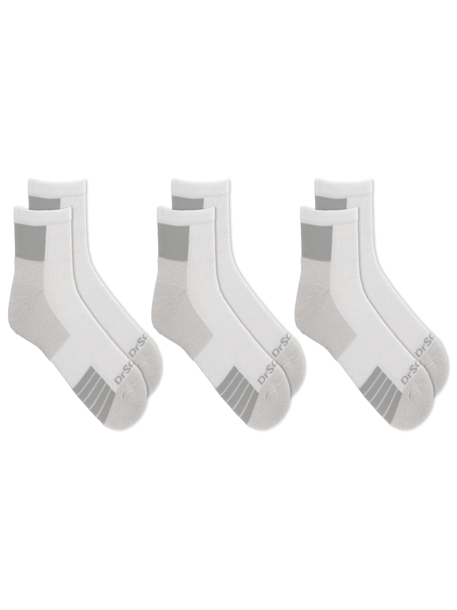 Dr. Scholl's Men's Ankle Plantar Fascia Relief Socks, 3-Pack