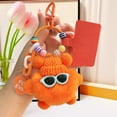 thumbnail image 6 of Horivan Mini Plush Keychain Toy Adorable Soft Stuffed Animal Charm for Bags and Keys Cute Animal Keychain Accessory, 6 of 7