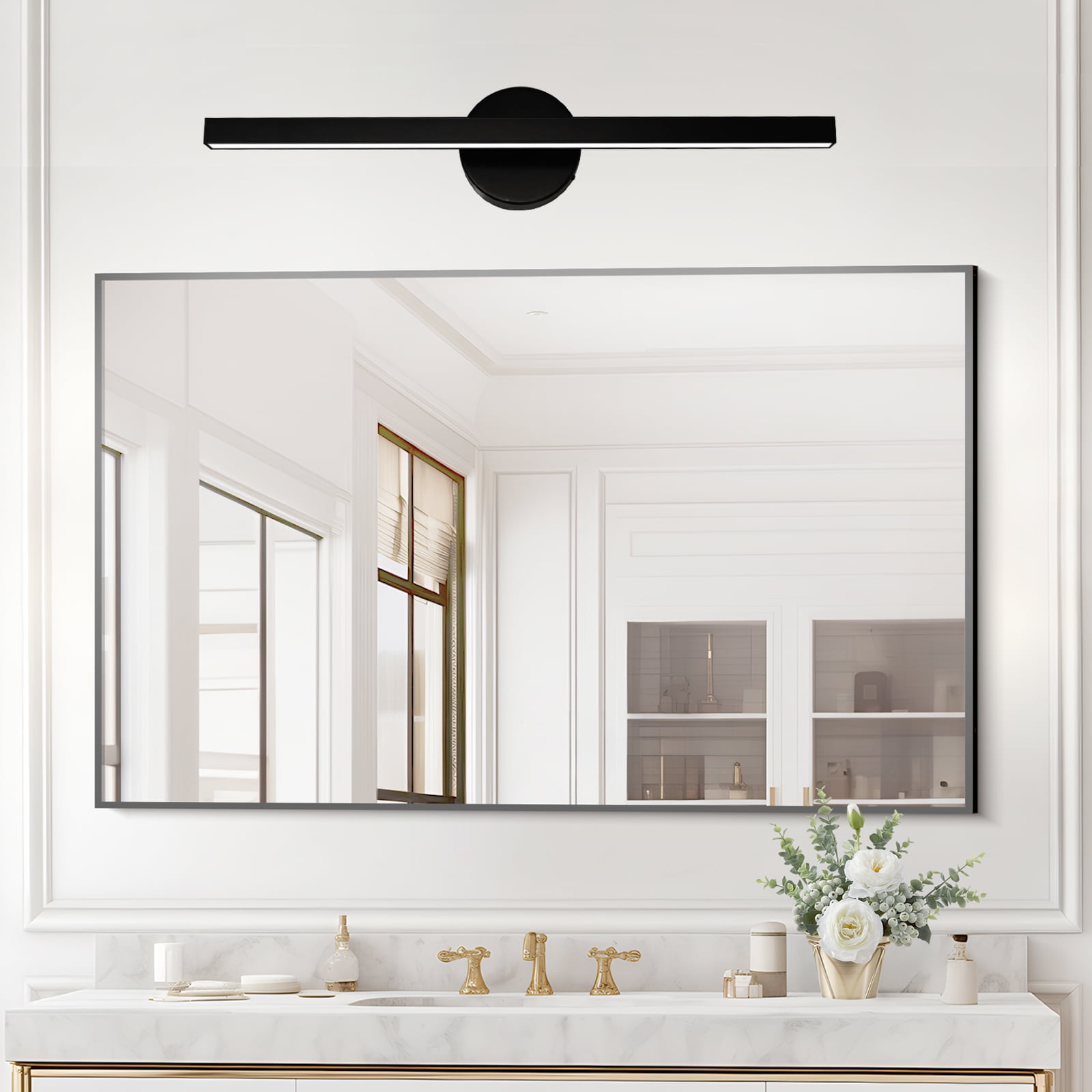 22.8 inch Bathroom Vanity Light 5CCT Dimmable Integrated LED Wall Sconce Lighting Fixture