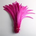 thumbnail image 3 of 50pcs Natural Chick Tail Feathers 25-40cm / 10-16inch Clothing Decoration Stage Performance Rooster Tail Feathers Plume Red 35-40cm, 3 of 6