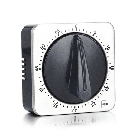 

Kitchen Countdown Timer Magnetic 60 Minute Wind Up Mechanical Timer Stainless Steel For Home Baking Cooking Oven