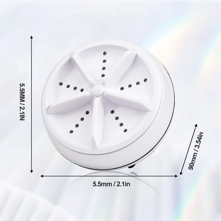 Mini Foldable USB Bucket Turbo Washing Machine Por... - Grandado
