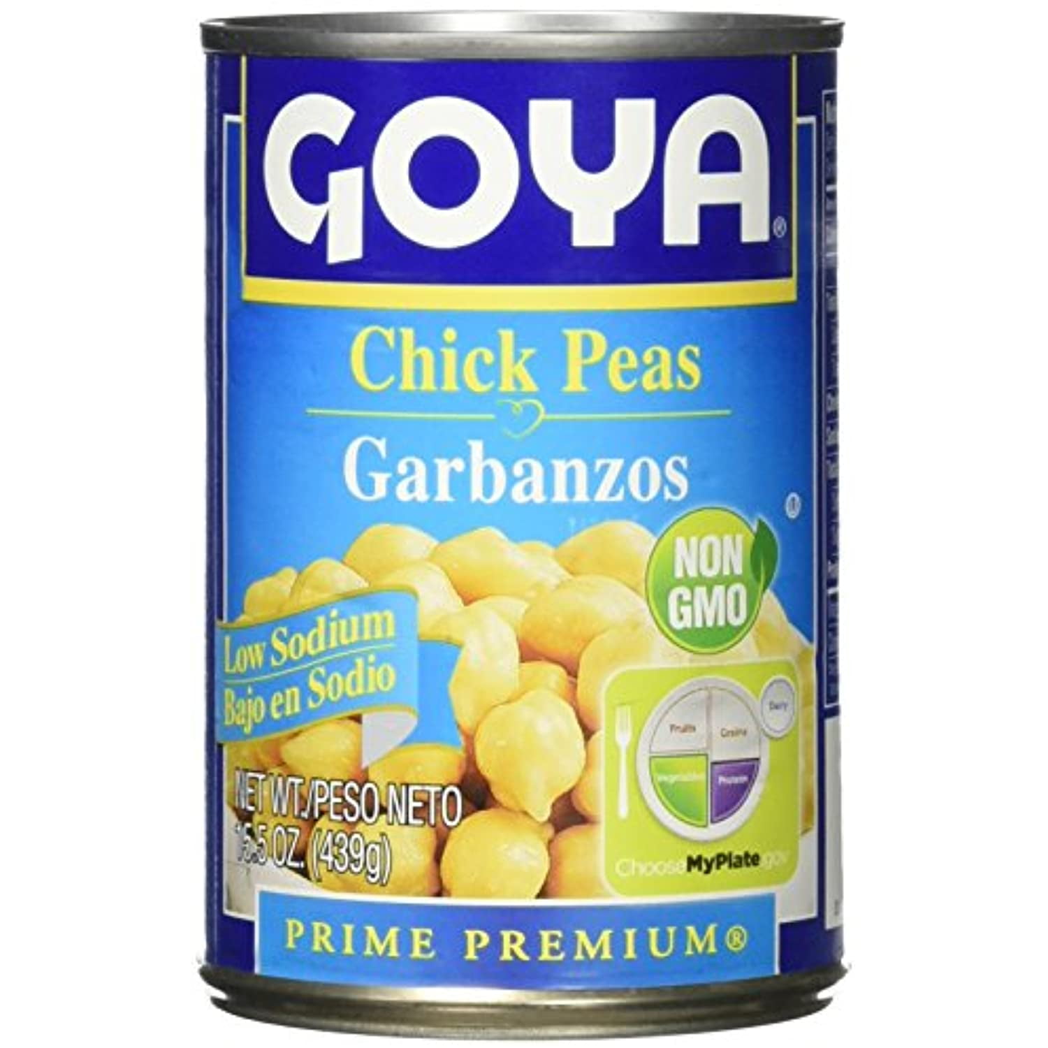 Goya Chick Peas, Low Sodium, 15.5 Ounce
