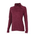 thumbnail image 3 of Charles River Apparel 5763 Women's Space Dye Performance Pullover-Maroon-XL, 3 of 3
