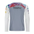thumbnail image 2 of Outdoor Shirts for Men Rash Guard UPF50+ UV Sun Protection Breathable Quick Dry White L, 2 of 5